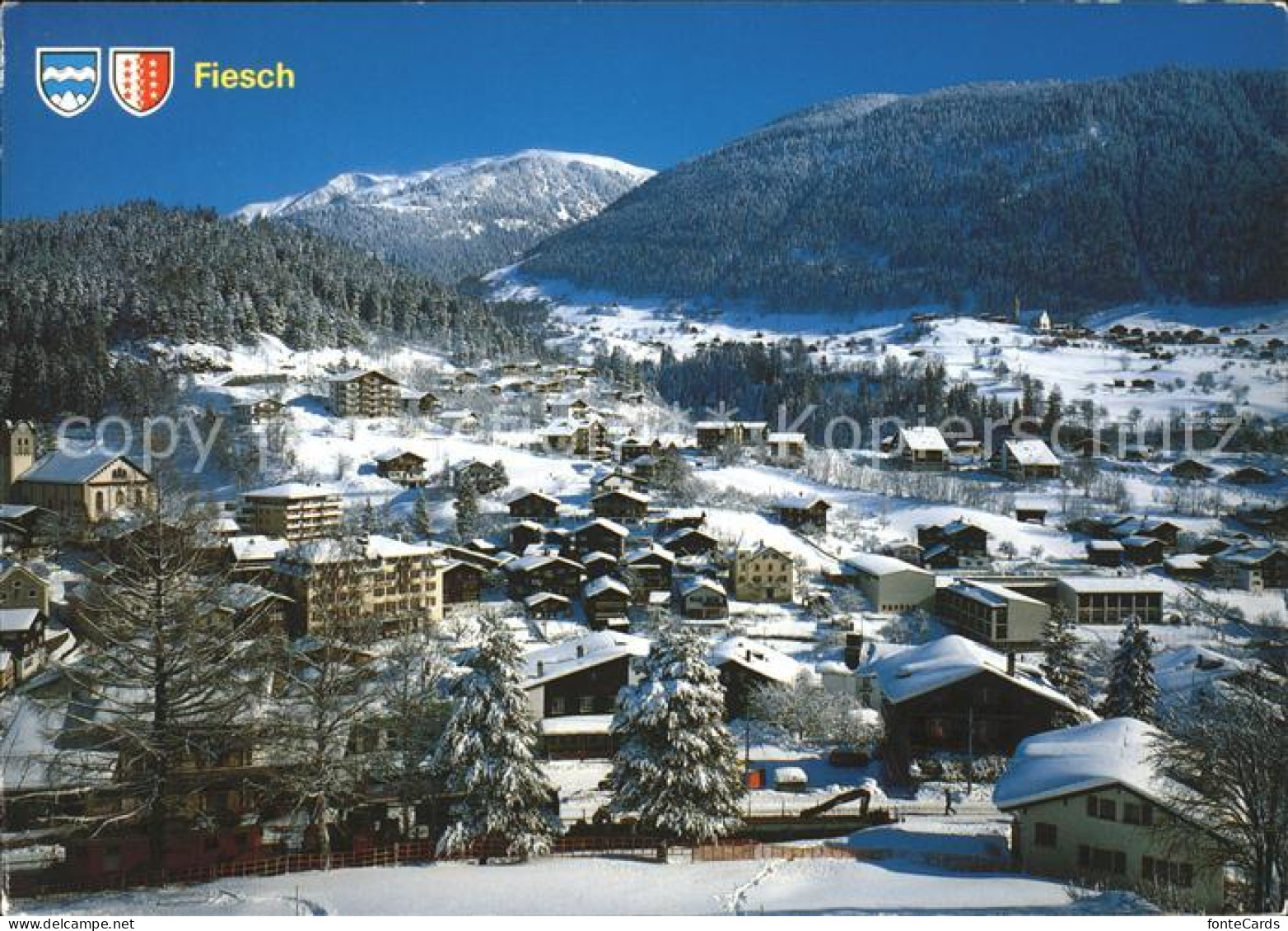 11885898 Fiesch Panorama Fiesch - Autres & Non Classés