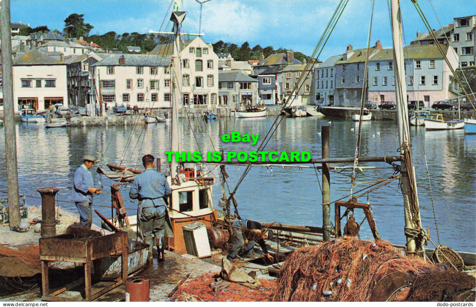 R573571 Inner Harbour From East Quay. Mevagissey. Lilywhite Postcards. Colin Ric - Monde