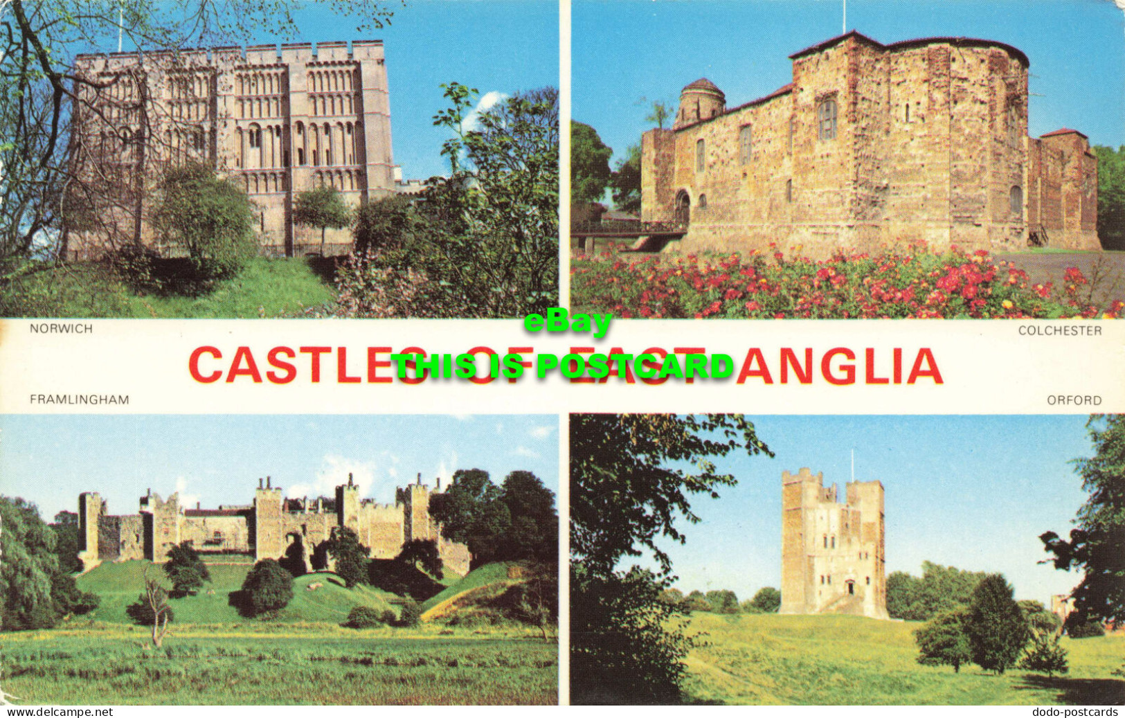 R573576 Castles Of East Anglia. F. W. Pawsey. Multi View - Monde