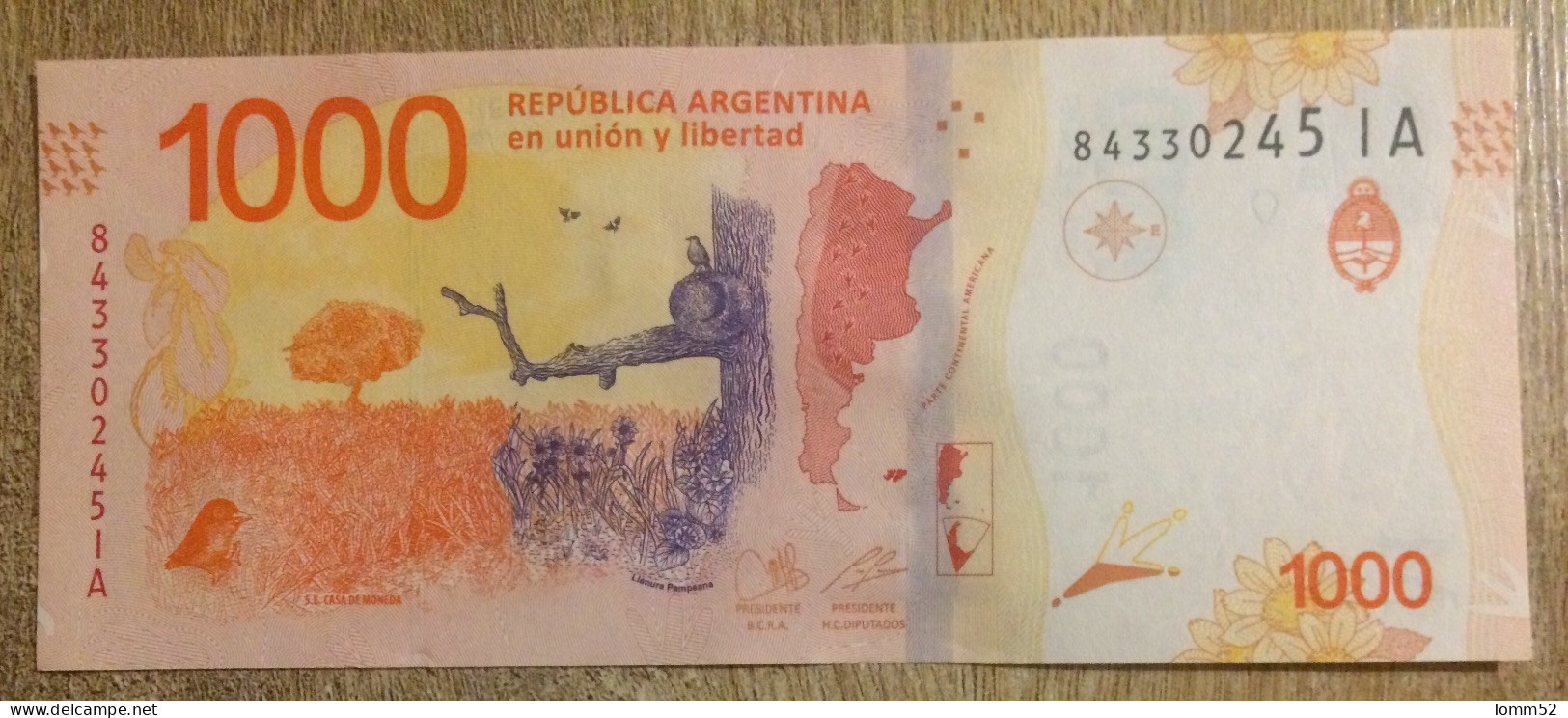 ARGENTINA 1000 Pesos UNC - Argentina