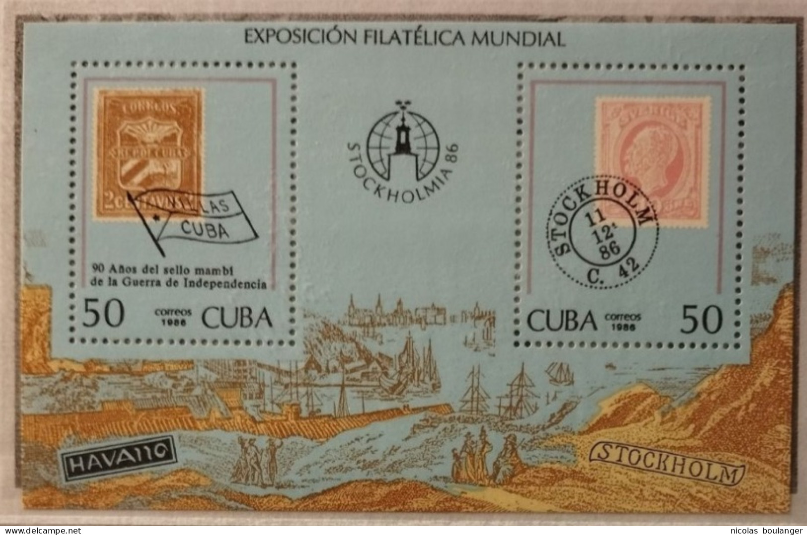 Cuba 1986 / Yvert Bloc Feuillet N°95 / ** - Blokken & Velletjes