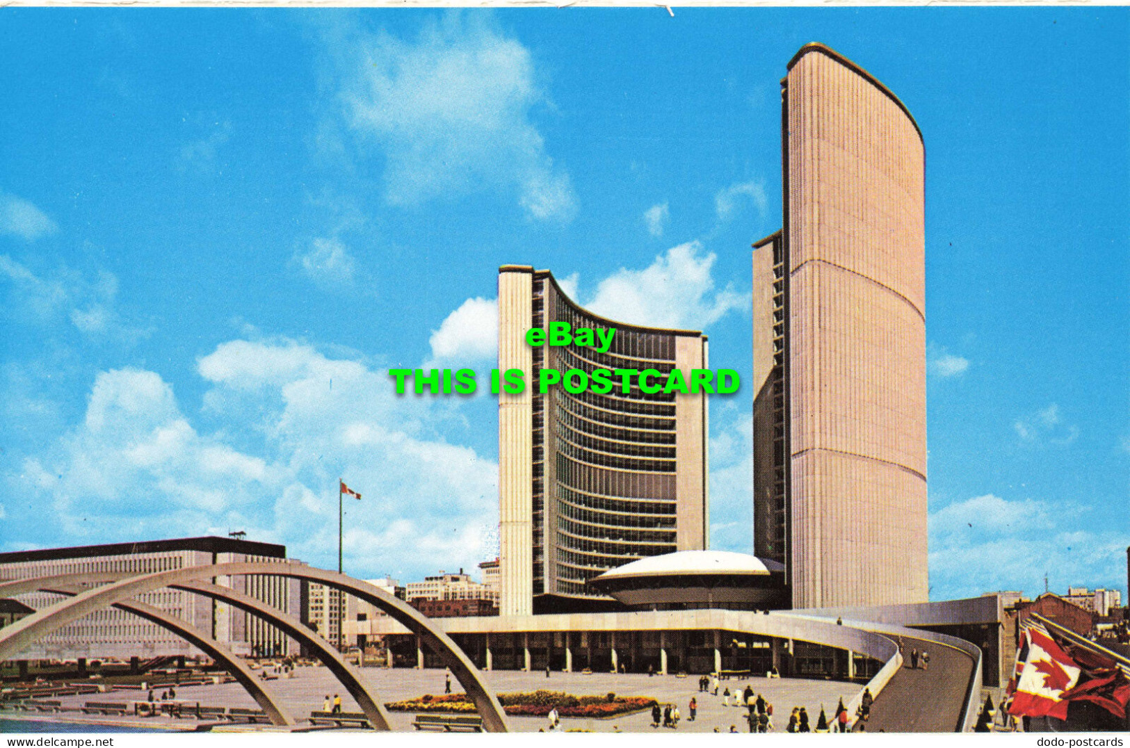 R573609 New City Hall. Toronto. Ontario. Canada. Plastichrome. Colourpicture. Ro - Monde