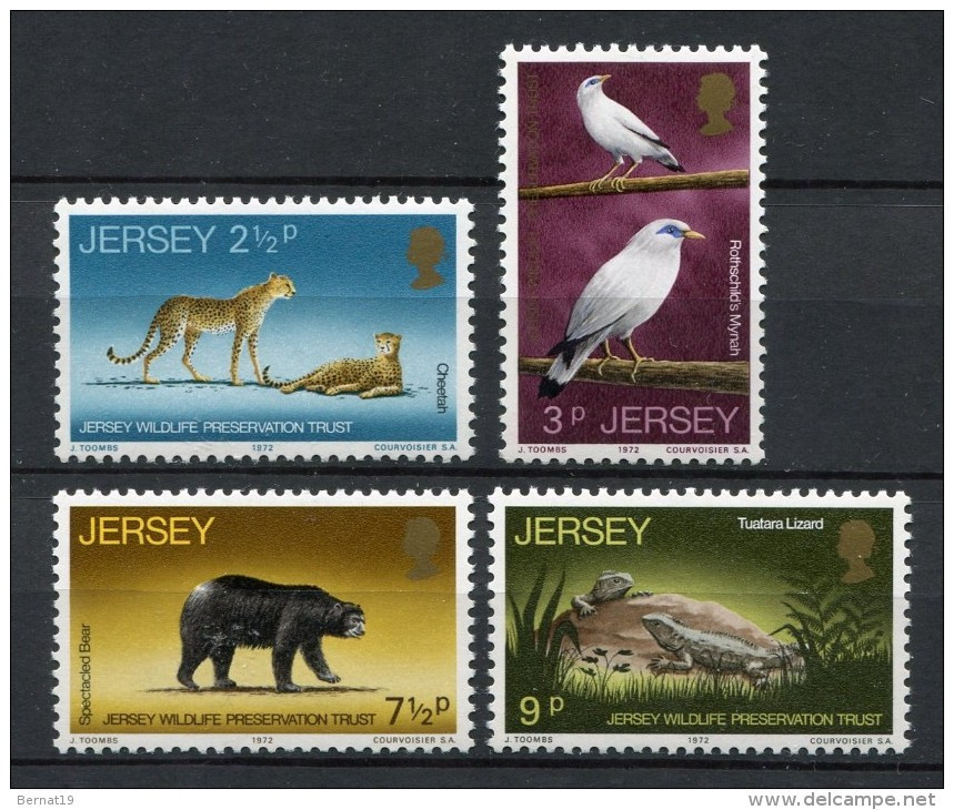 Jersey 1972. Yvert 59-62 ** MNH. - Jersey