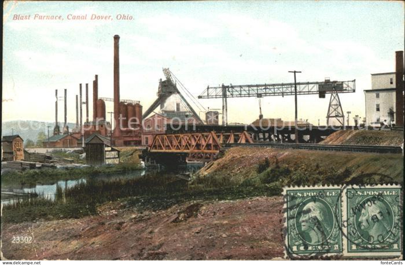 11881734 Ohio City Ohio Blast Furnace Canal Dover Ohio City Ohio - Autres & Non Classés