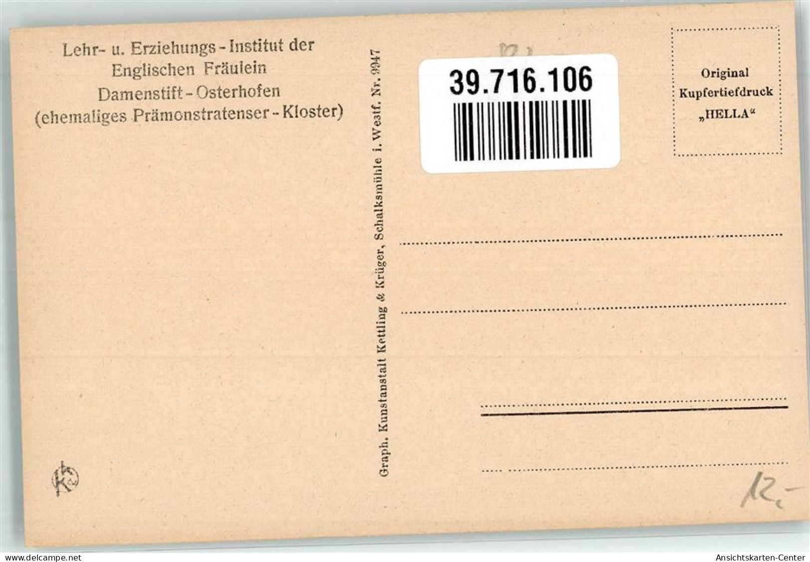 39716106 - Osterhofen , Niederbay - Otros & Sin Clasificación