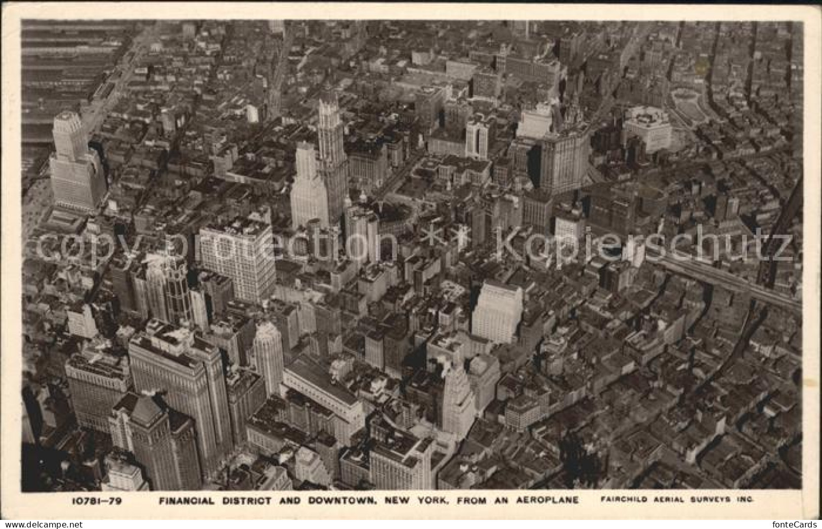 11881701 New_York_City Fliegeraufnahme Skyline Financial District - Sonstige & Ohne Zuordnung