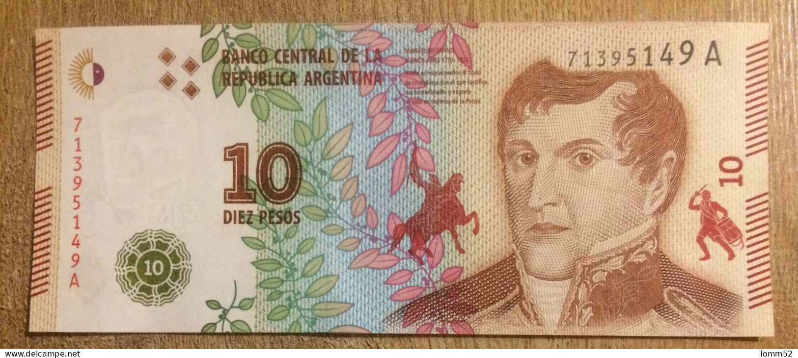 ARGENTINA 10 Pesos UNC - Argentinien