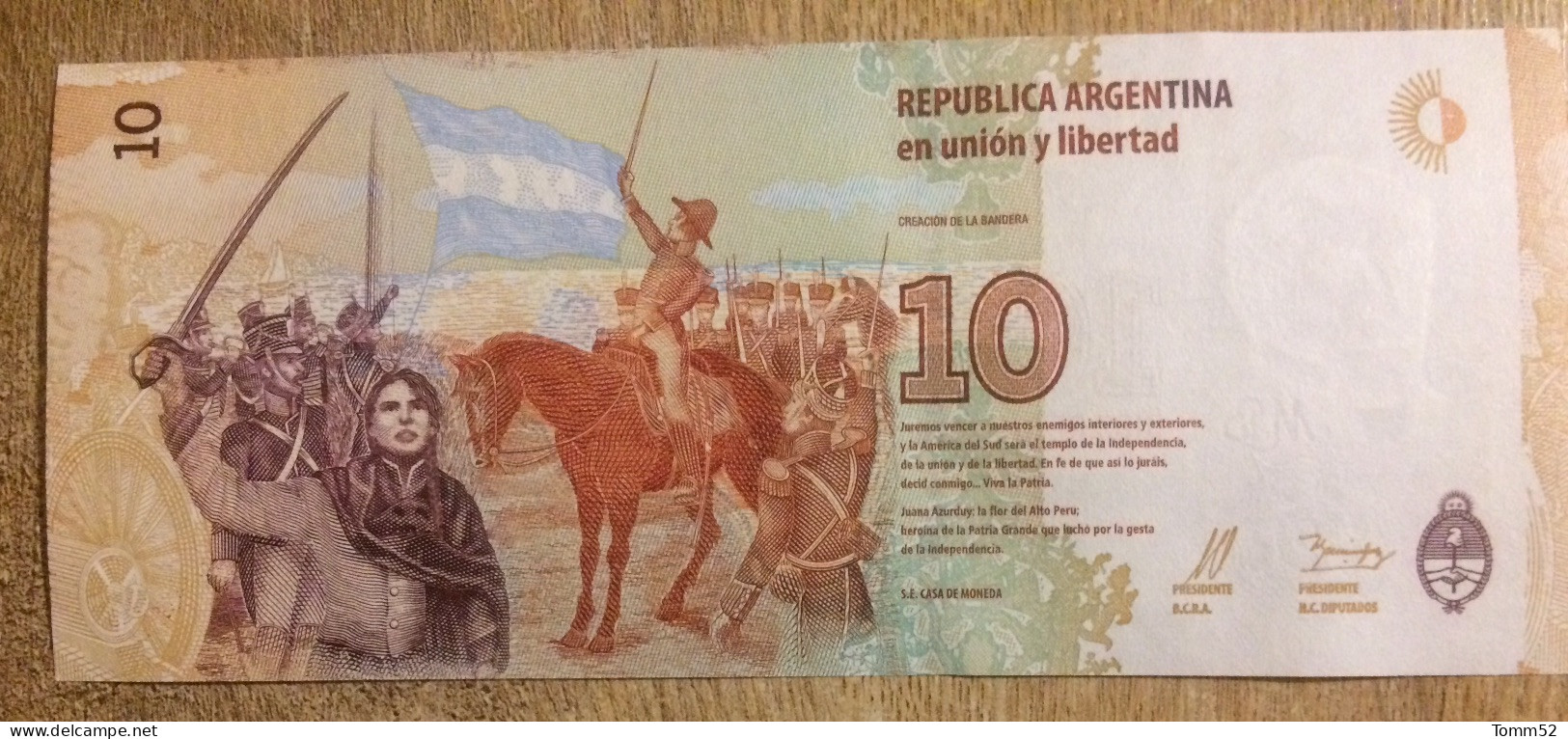 ARGENTINA 10 Pesos UNC - Argentine
