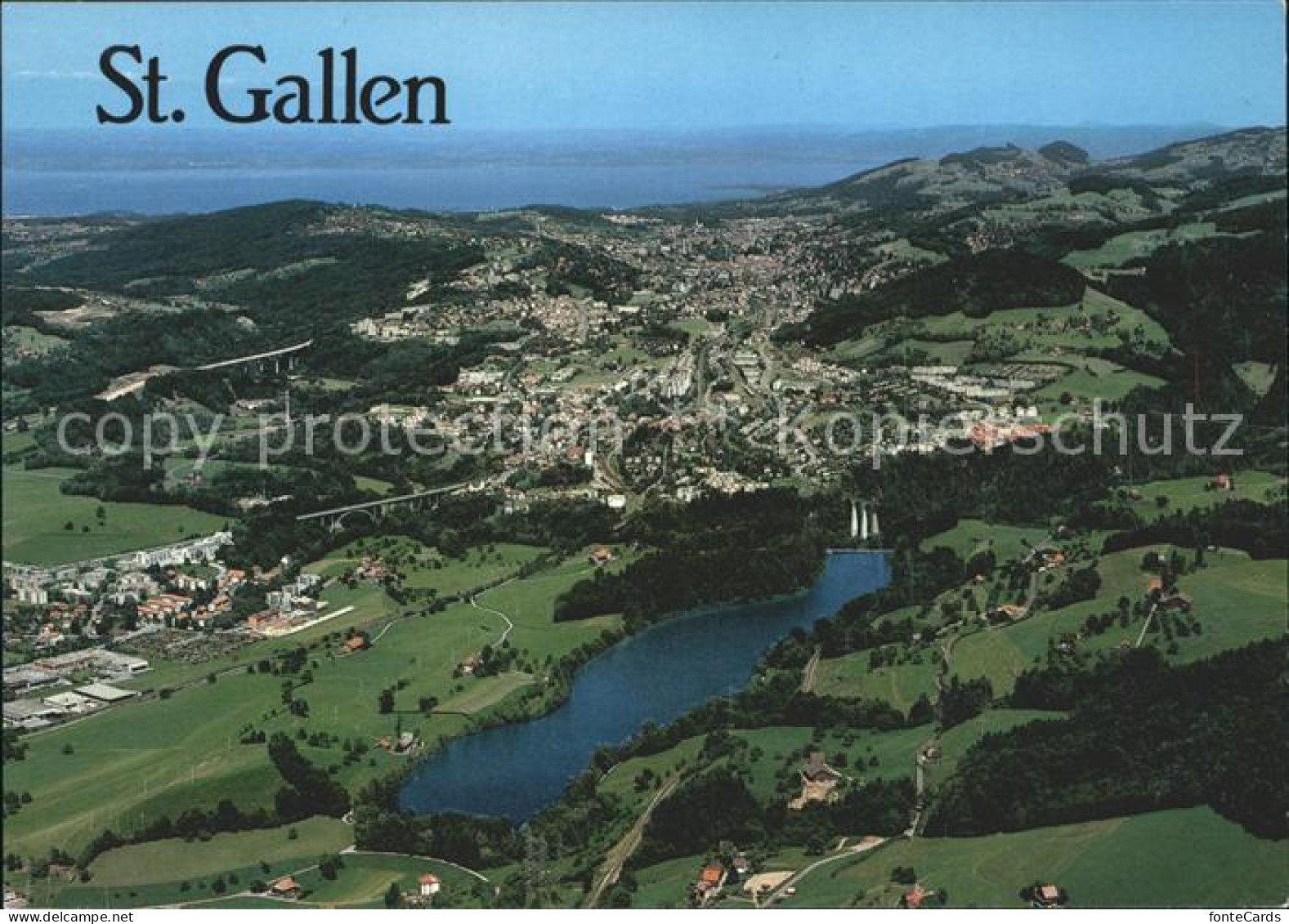 11881363 St Gallen SG Fliegeraufnahme Buebsensee Blick Bodensee St. Gallen - Otros & Sin Clasificación