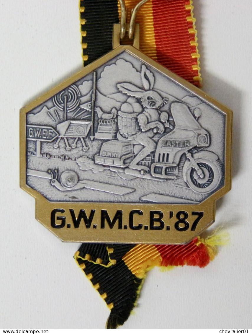Médaille de club-BE-Moto_Honda_GWMCB_Gold Wing Motor Club Belgium_lot de 10 médailles_23-04-1