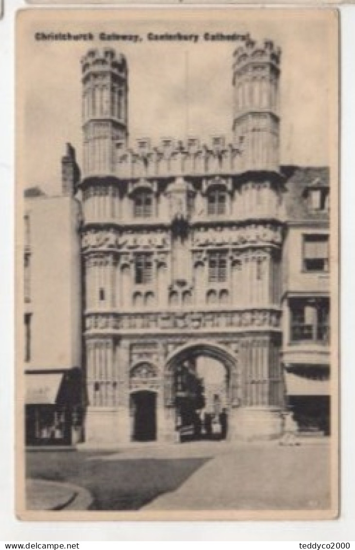 CHRISTCHURCH GATEWAY CANTERBURY CATHEDRAL 1938 - Other & Unclassified