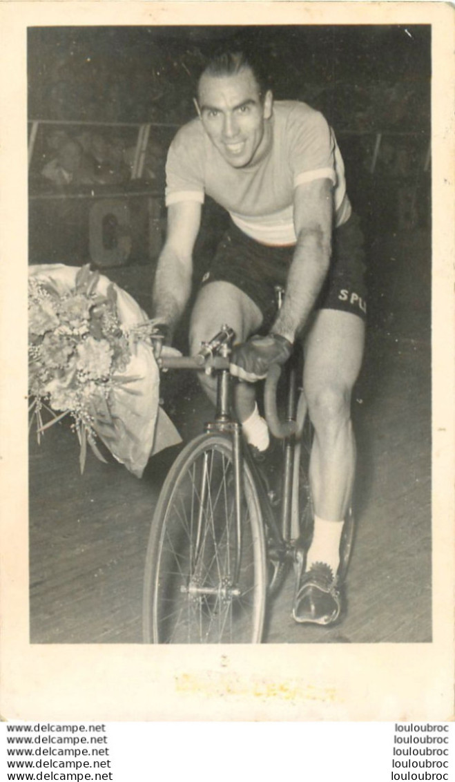 RAOUL LESUEUR PHOTO FORMAT CPA RARE - Cyclisme