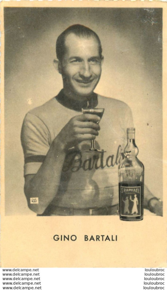 GINO BARTALI  PUBLICITE - Cycling