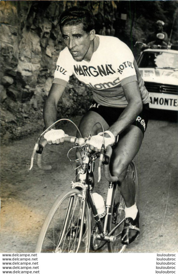 FREDERICO BAHAMONTES TOUR DE FRANCE 1962  PHOTO ORIGINALE FORMAT  18 X 13 CM - Deportes