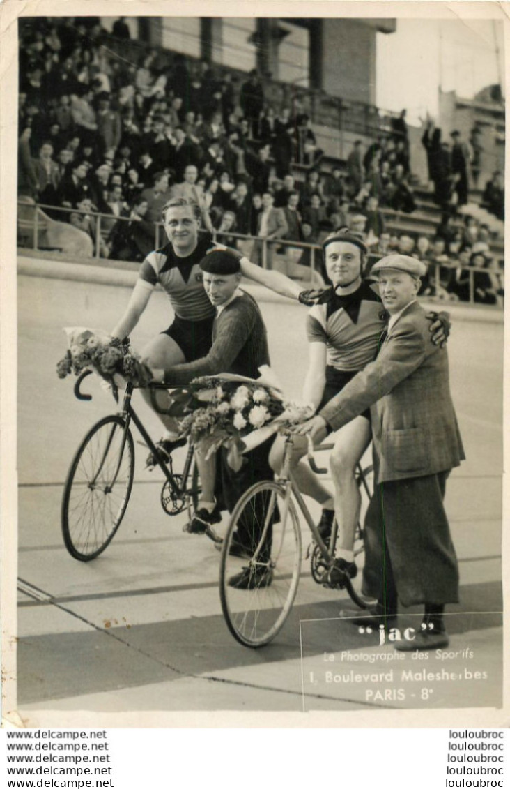 DELACOTTE GUY ET ZANATTA  1942 PHOTO ORIGINALE FORMAT  18 X 13 CM - Sports