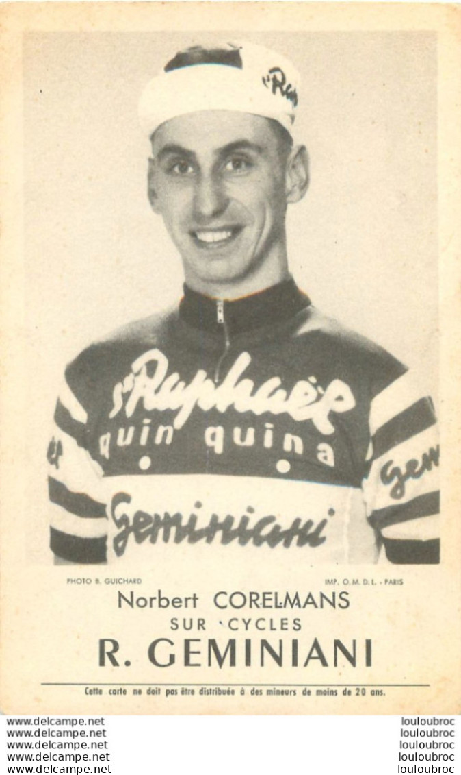 NORBERT CORELMANS - Radsport