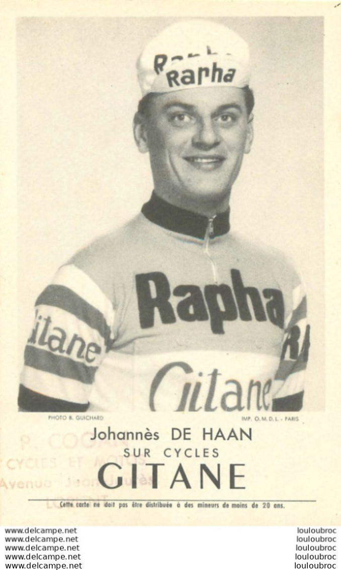 JOHANNES DE HAAN  CYCLES GITANE - Radsport