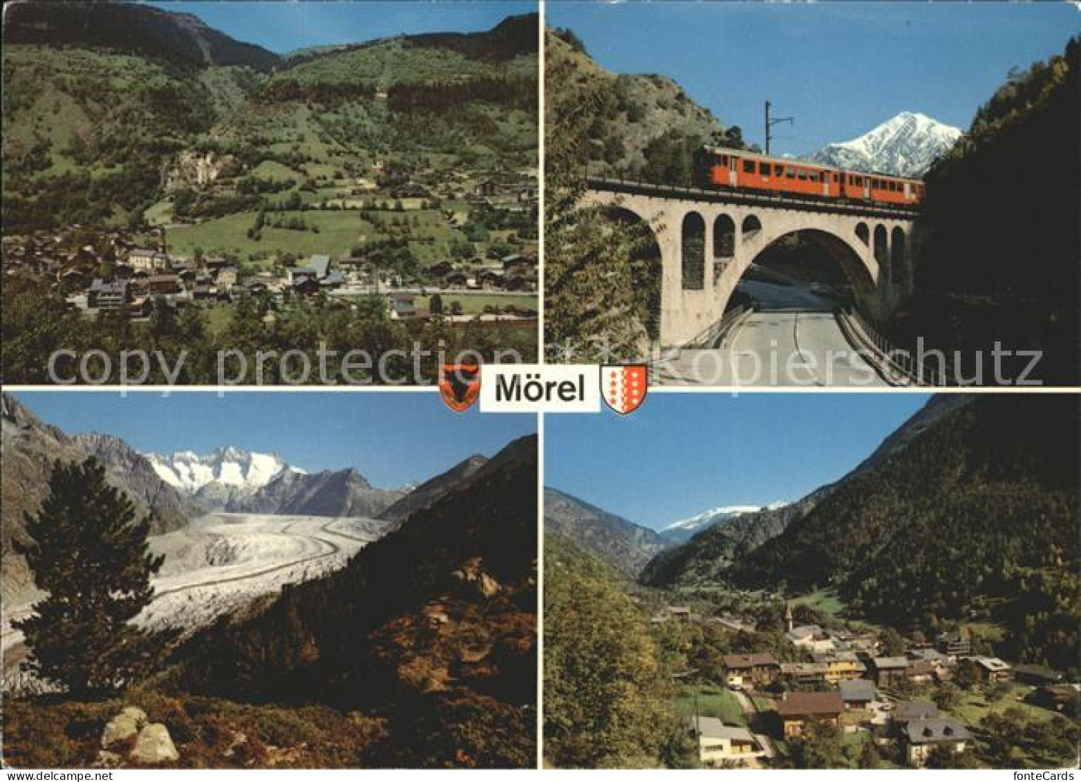 11881194 Moerel Riederalp Furka Oberalp Bahn Aletschgletscher Moerel Moerel - Autres & Non Classés