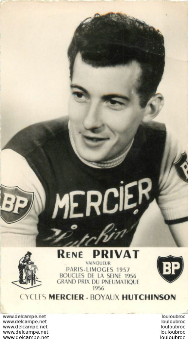 RENE PRIVAT PARIS LIMOGES 1957 - Cycling