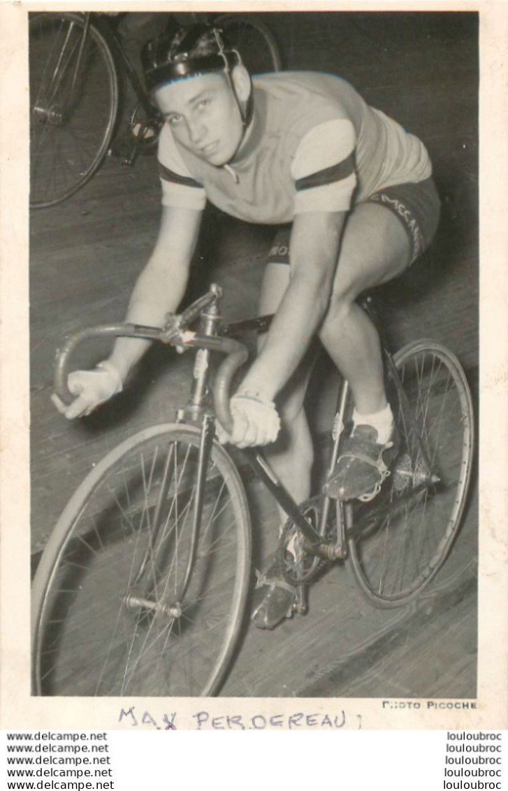 MAX PERDEREAU VAINQUEUR PRIX DE SAINT CLOUD 07/1951  PHOTO ORIGINALE 12.50 X 9 CM - Ciclismo