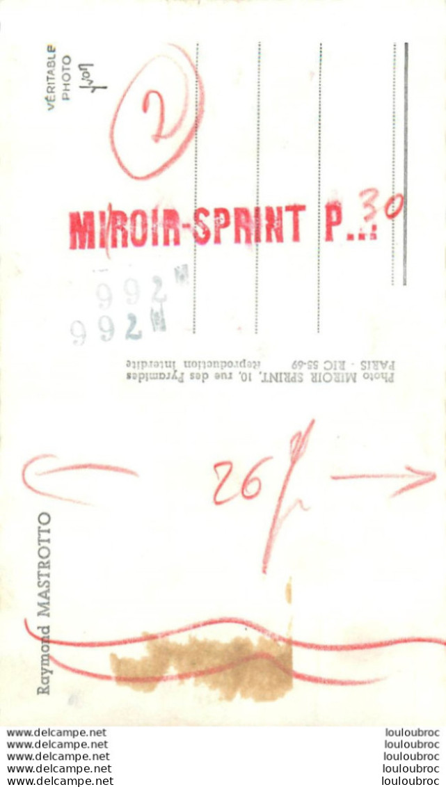 RAYMOND MASTROTTO MIROIR SPRINT - Wielrennen