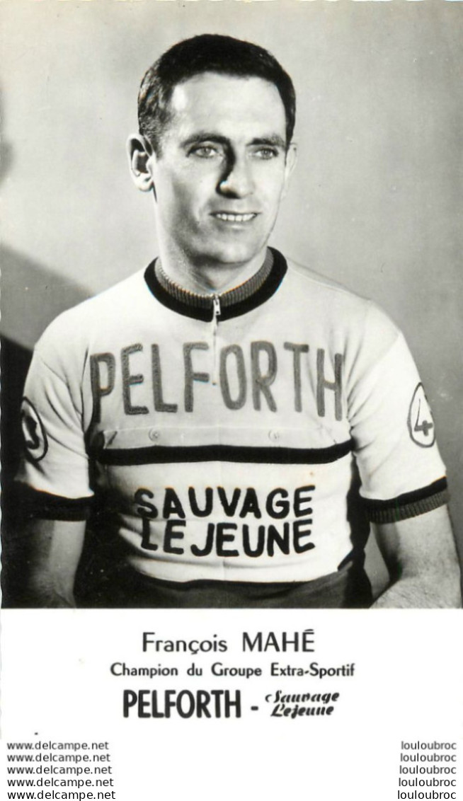 FRANCOIS MAHE CHAMPION GROUPE EXTRA SPORTIF - Ciclismo