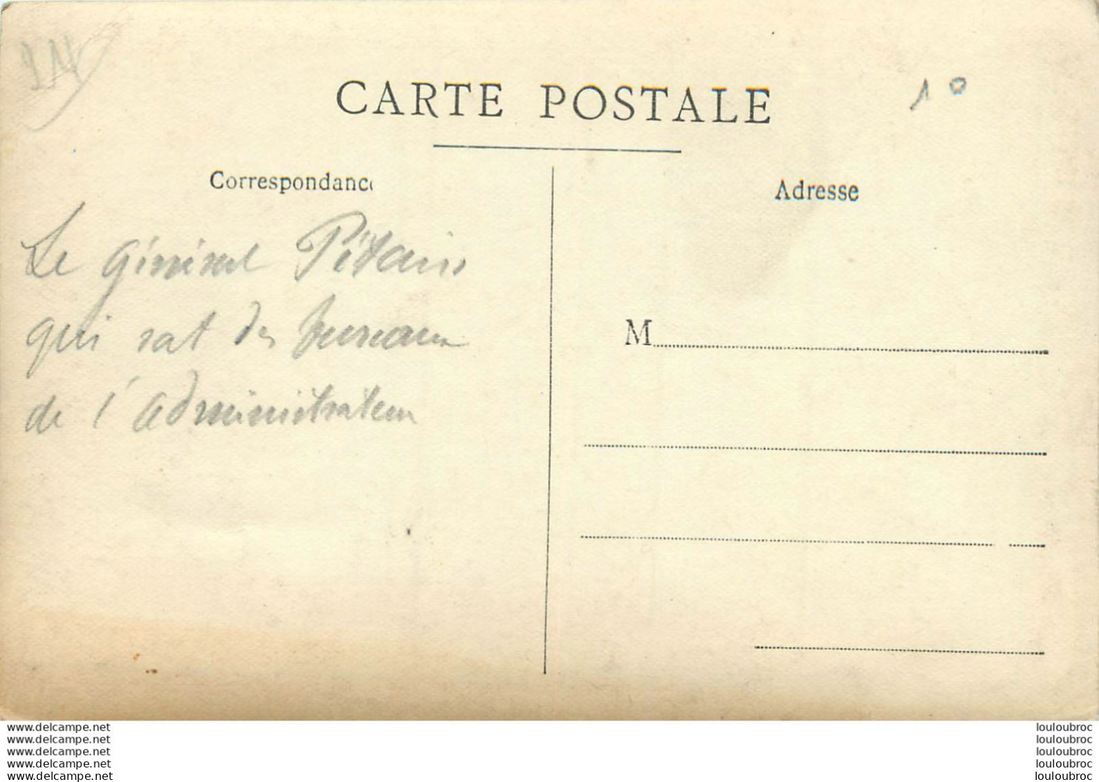 MASEVAUX CARTE PHOTO LE GENERAL PETAIN QUI SORT DES BUREAUX DE L'ADMINISTRATION - Masevaux