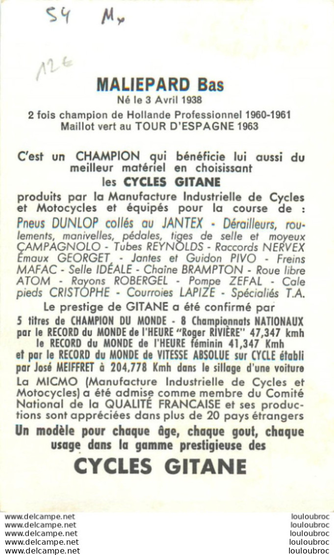 BAS MALIEPARD GROUPE SPORTIF V.C. 12e - Ciclismo