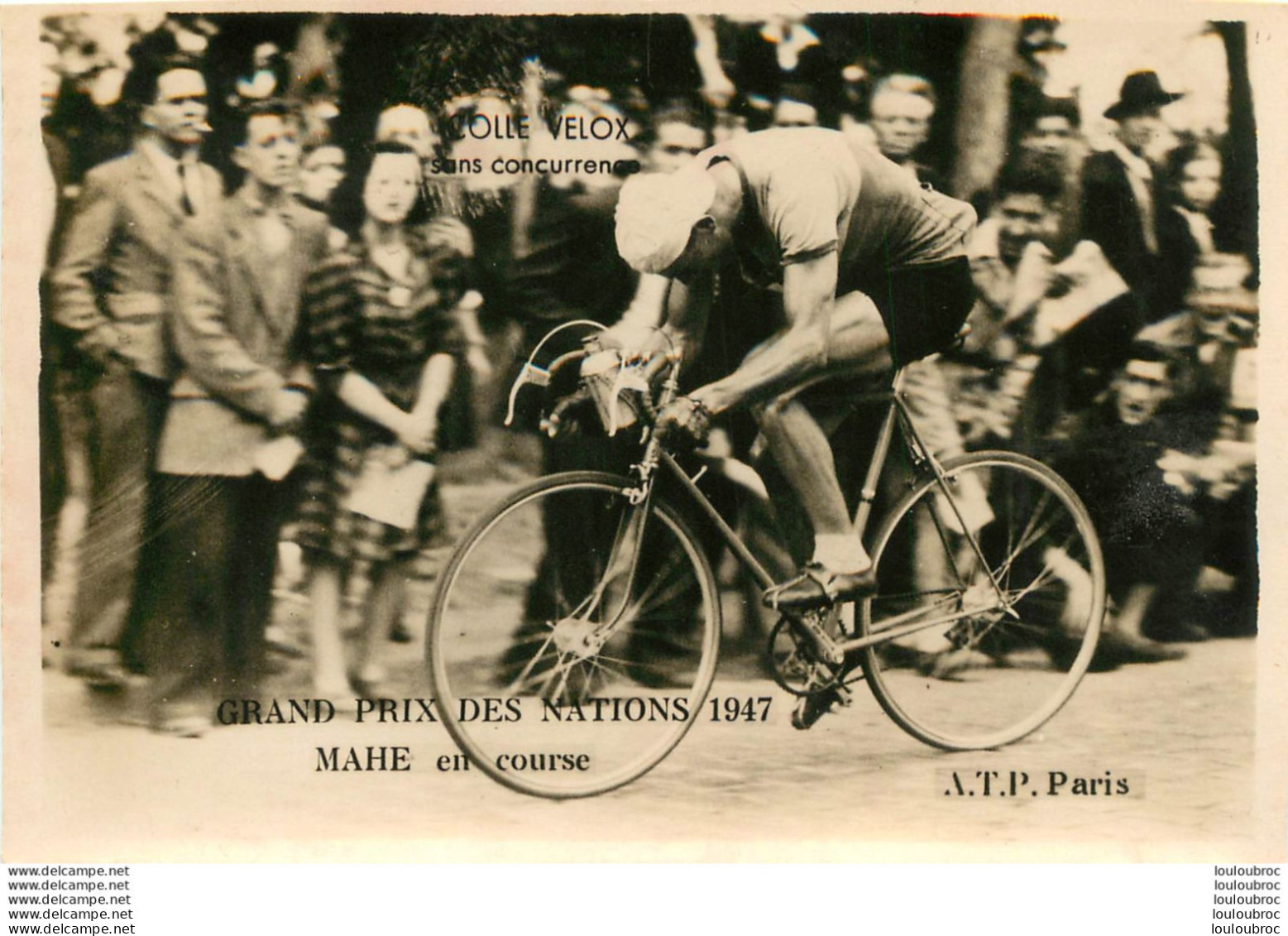 MAHE GRAND PRIX DES NATIONS 1947 - Radsport