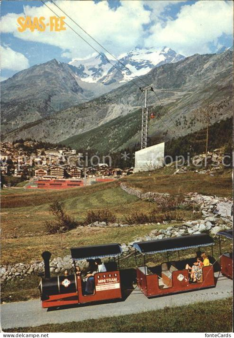 11881171 Saas-Fee Mini Tram Saas-Fee - Autres & Non Classés