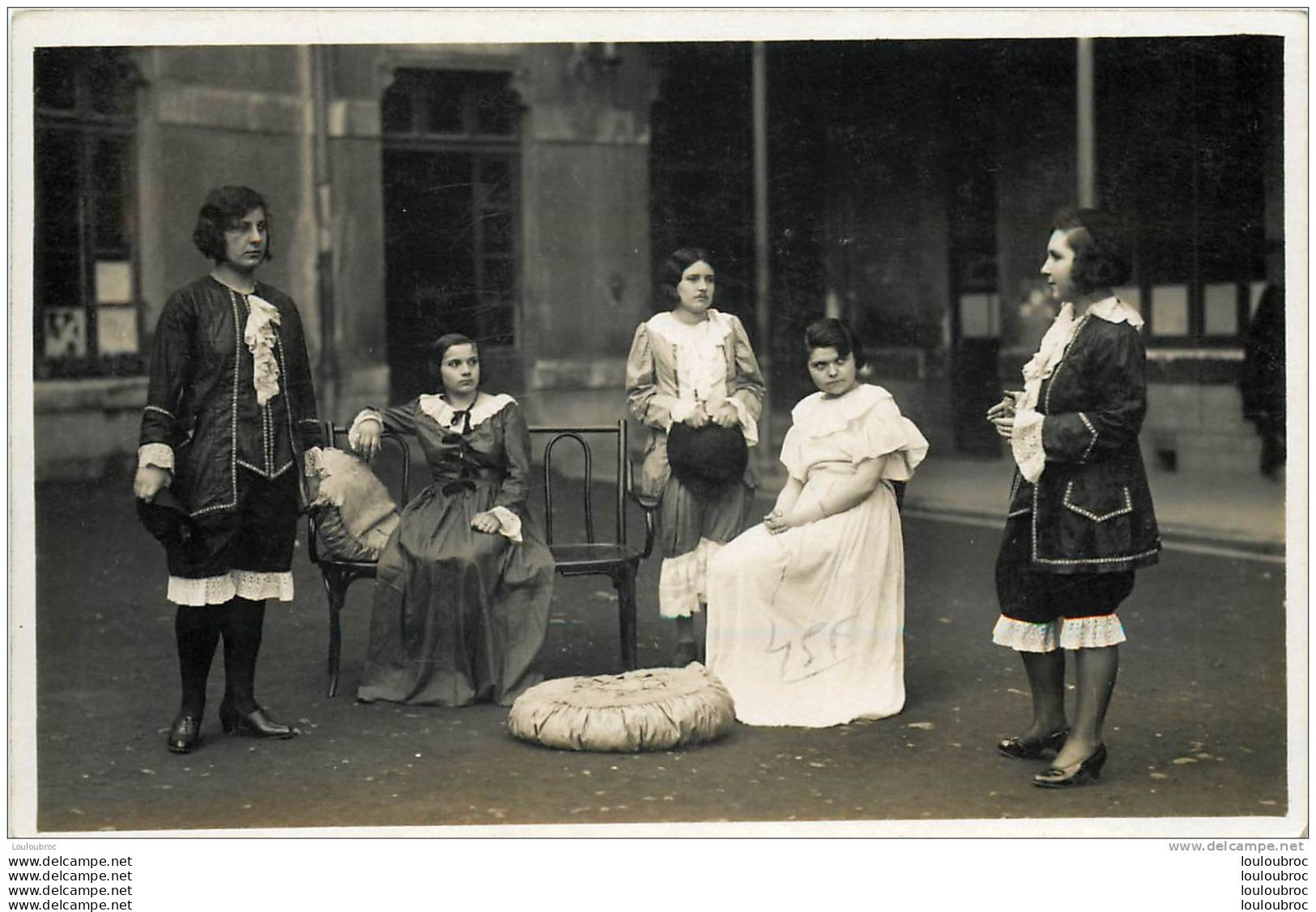 63 CLERMONT FERRAND CARTE PHOTO BREULY THEATRE TROUPE MI-TEMPS REF12 - Clermont Ferrand