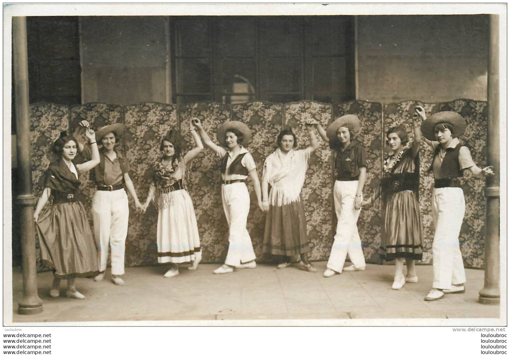 63 CLERMONT FERRAND CARTE PHOTO BREULY THEATRE TROUPE MI-TEMPS REF10 - Clermont Ferrand