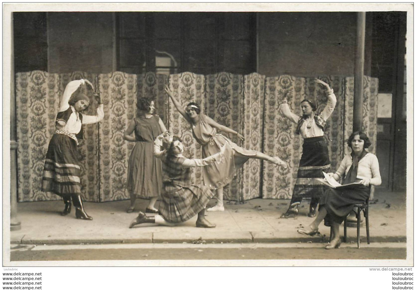 63 CLERMONT FERRAND CARTE PHOTO BREULY THEATRE TROUPE MI-TEMPS REF6 - Clermont Ferrand