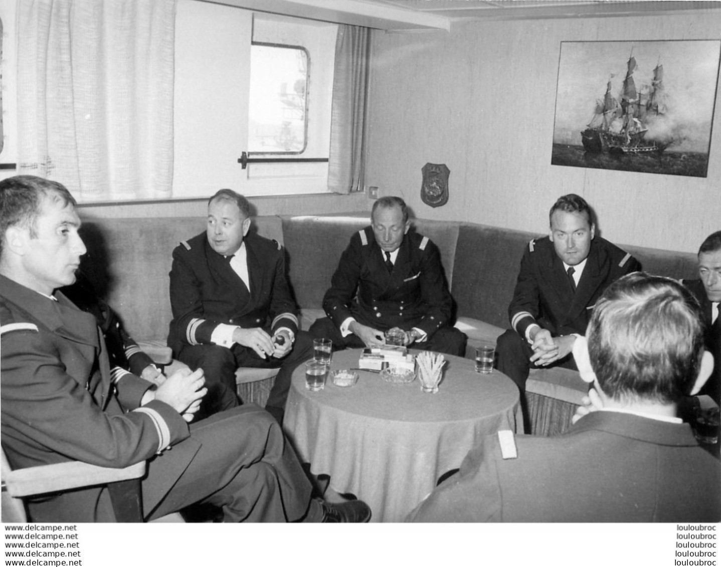 ESCORTEUR  LE BASQUE COMMANDE PAR LE CAPITAINE DE FREGATE  DE ANDOLENKO  COPENHAGUE 10/1977 R7 - Schiffe
