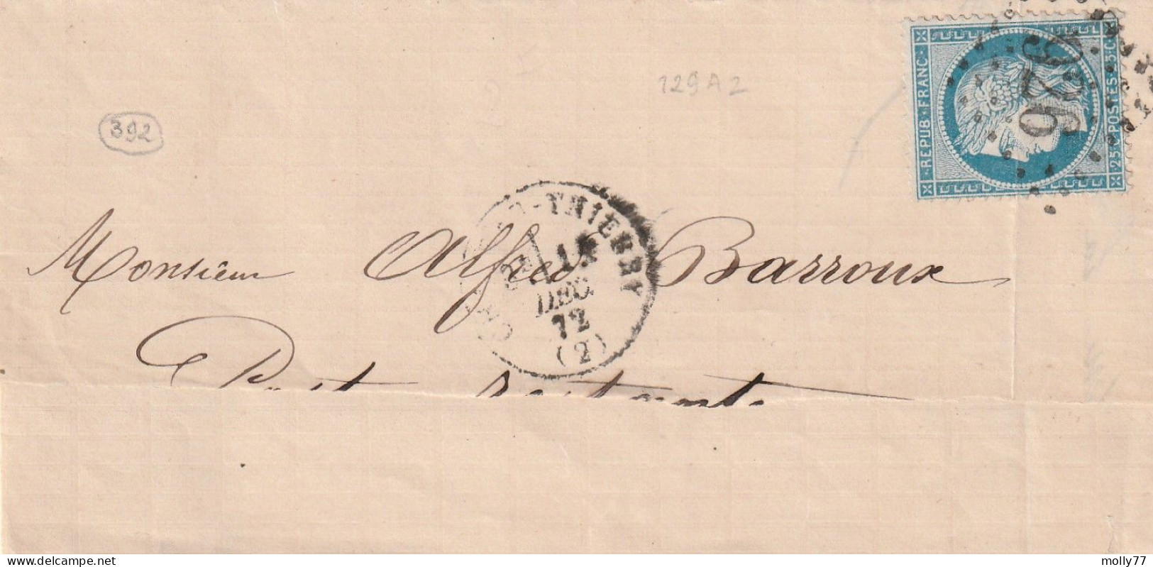 Lettre De Château Thierry à Lunéville LAC - 1849-1876: Klassieke Periode