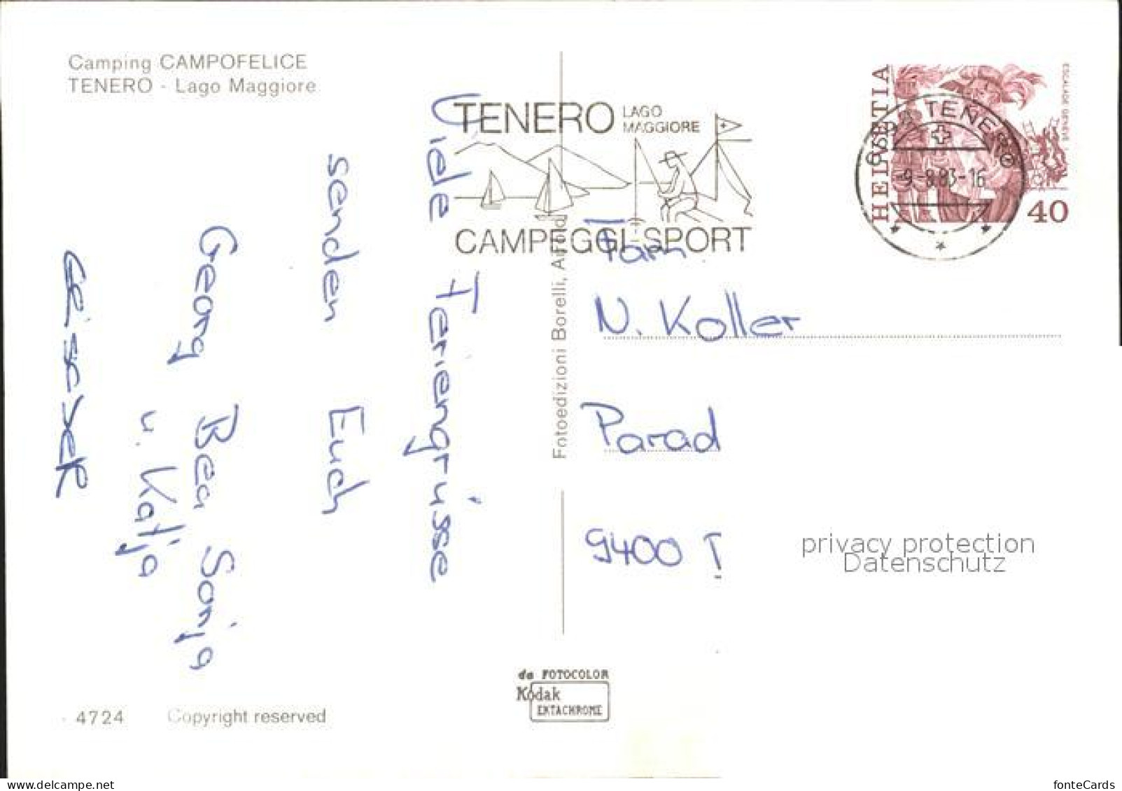 11881070 Tenero Camping Campofelice  Tenero - Other & Unclassified