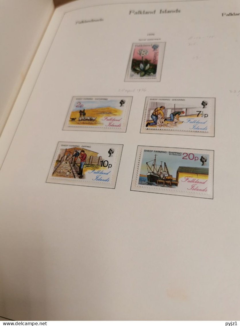 Falkland 1953 - 1994 MNH in KABE albumpostfris **