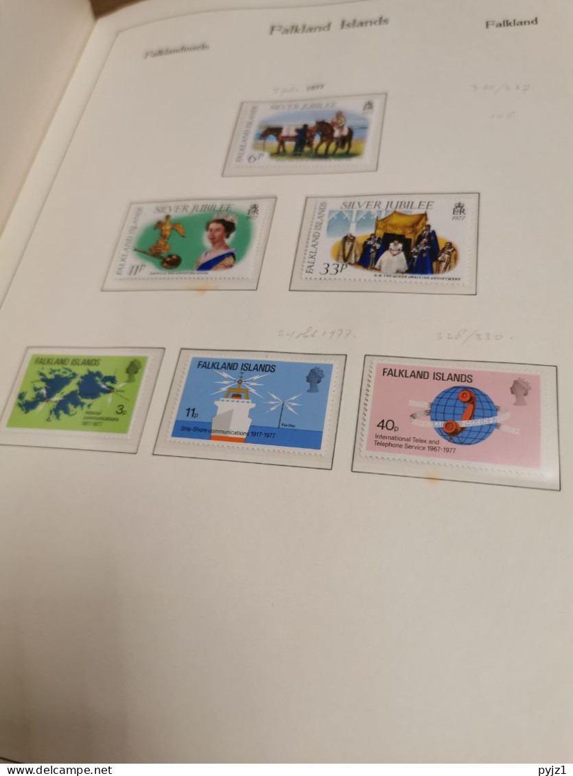 Falkland 1953 - 1994 MNH in KABE albumpostfris **