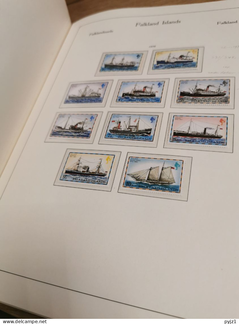 Falkland 1953 - 1994 MNH in KABE albumpostfris **