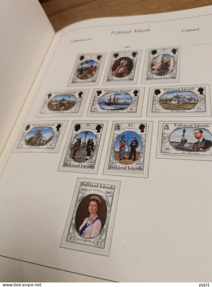 Falkland 1953 - 1994 MNH in KABE albumpostfris **