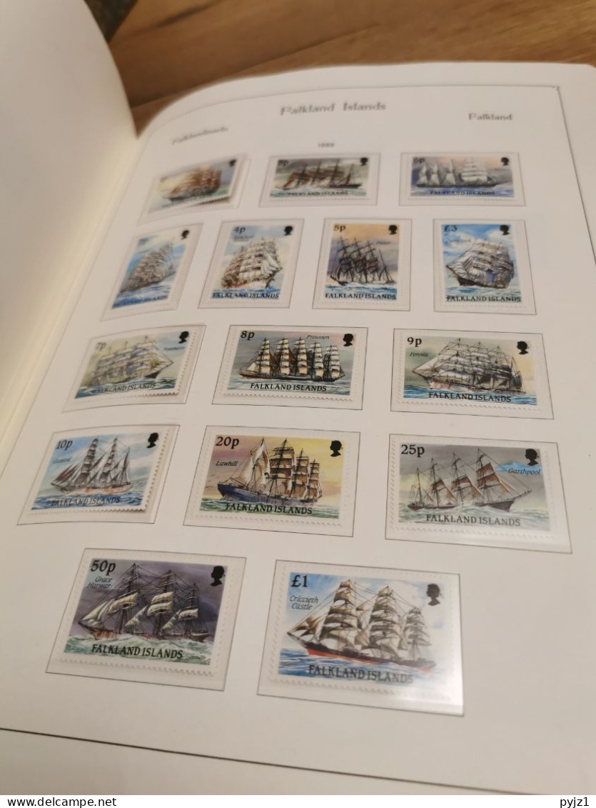 Falkland 1953 - 1994 MNH in KABE albumpostfris **