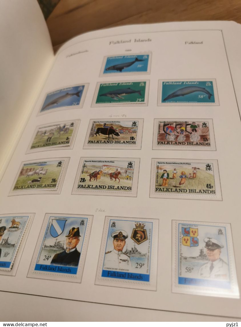 Falkland 1953 - 1994 MNH in KABE albumpostfris **