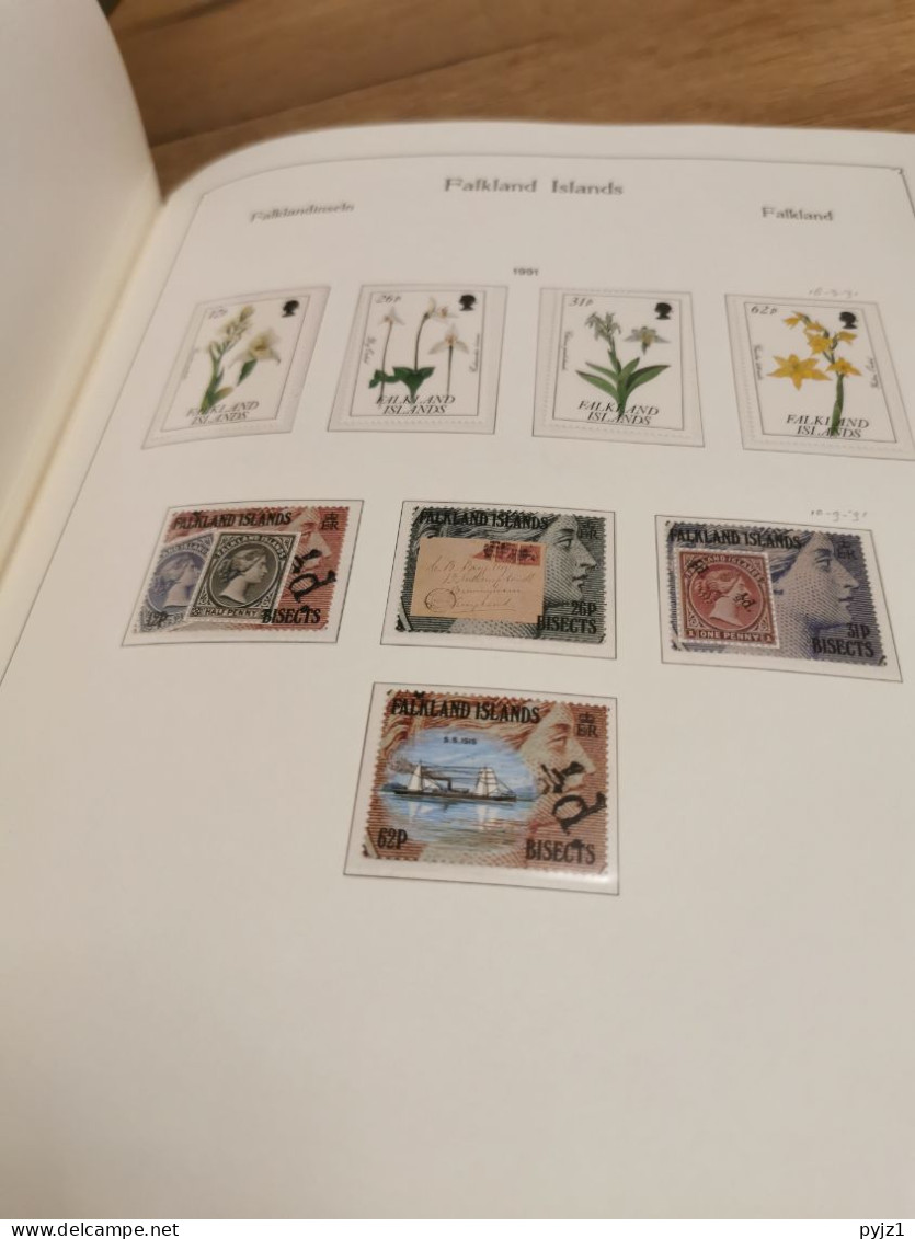 Falkland 1953 - 1994 MNH in KABE albumpostfris **