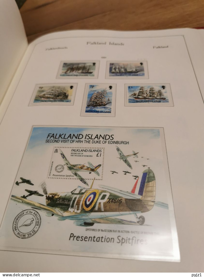 Falkland 1953 - 1994 MNH in KABE albumpostfris **
