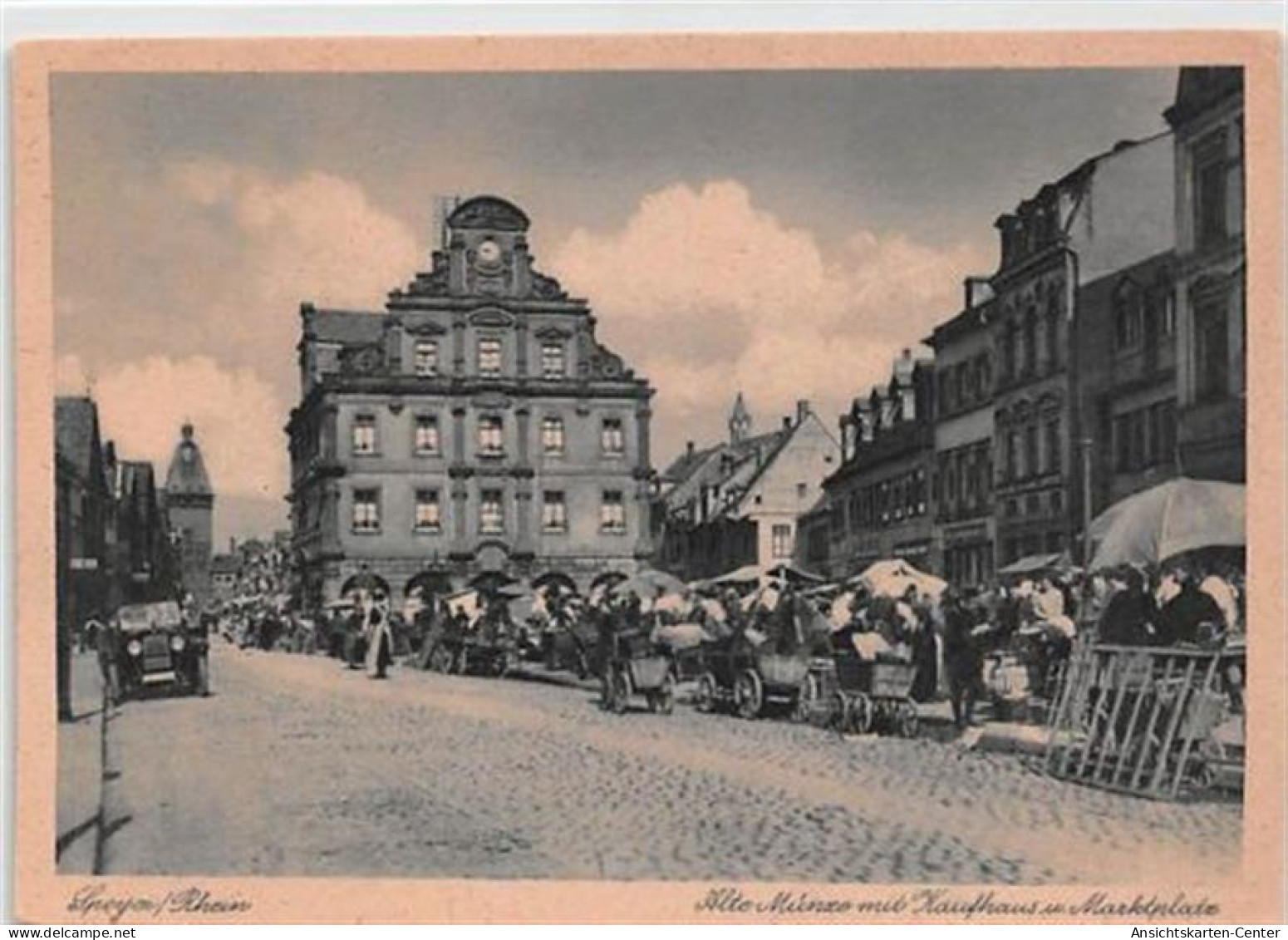 39097806 - Speyer. Alte Muenze Kaufhaus Marktplatz Ungelaufen  Gute Erhaltung. - Speyer