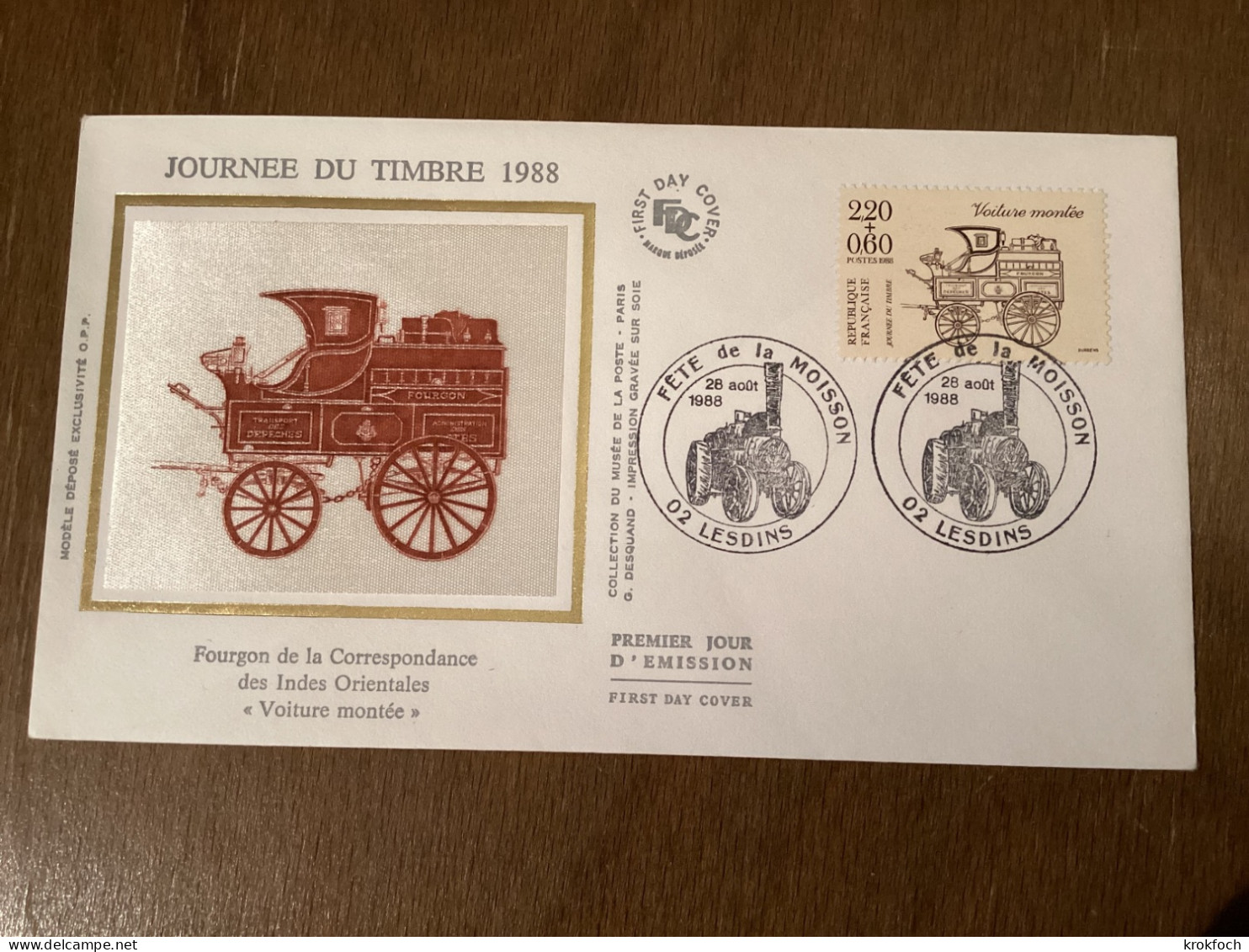 Lesdins 02 - BT Fête De La Moisson - Agriculture - Commemorative Postmarks