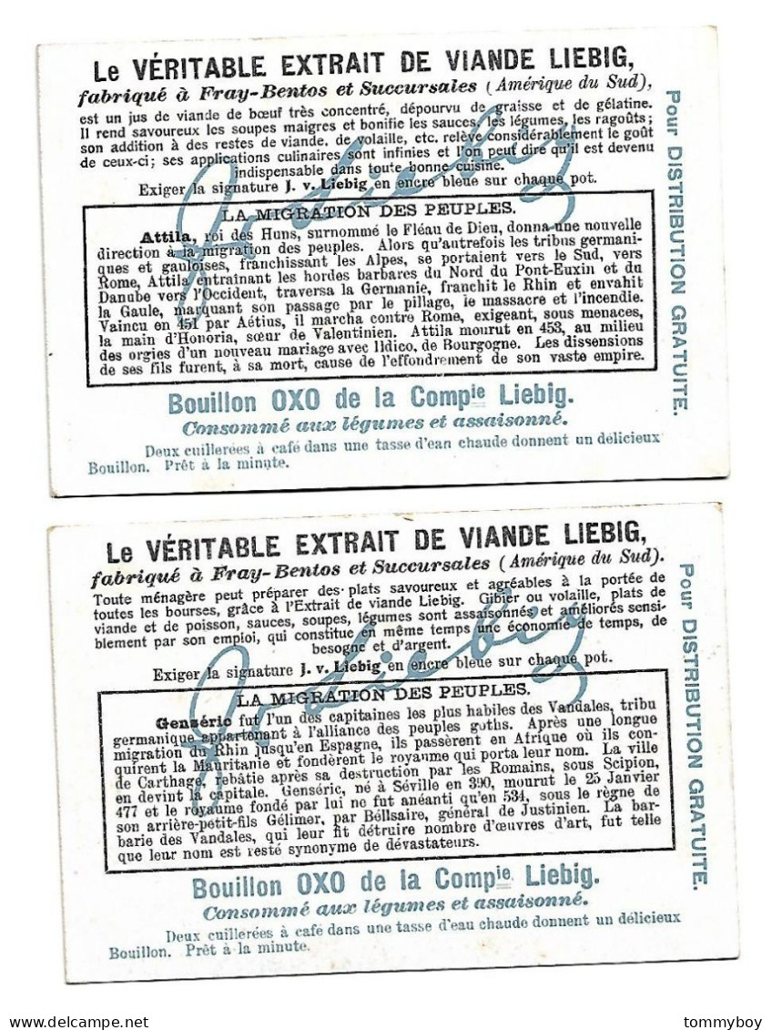 S 824, Liebig 6 Cards, La Migration Des Peuples (ref B20) - Liebig