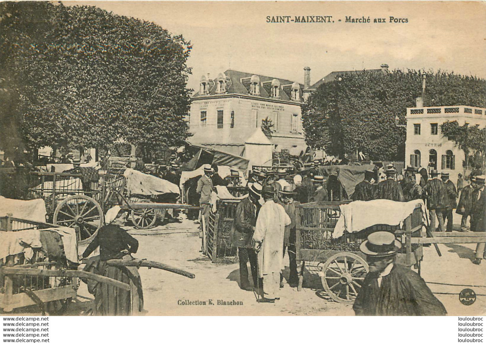 SAINT MAIXENT MARCHE AUX PORCS - Saint Maixent L'Ecole