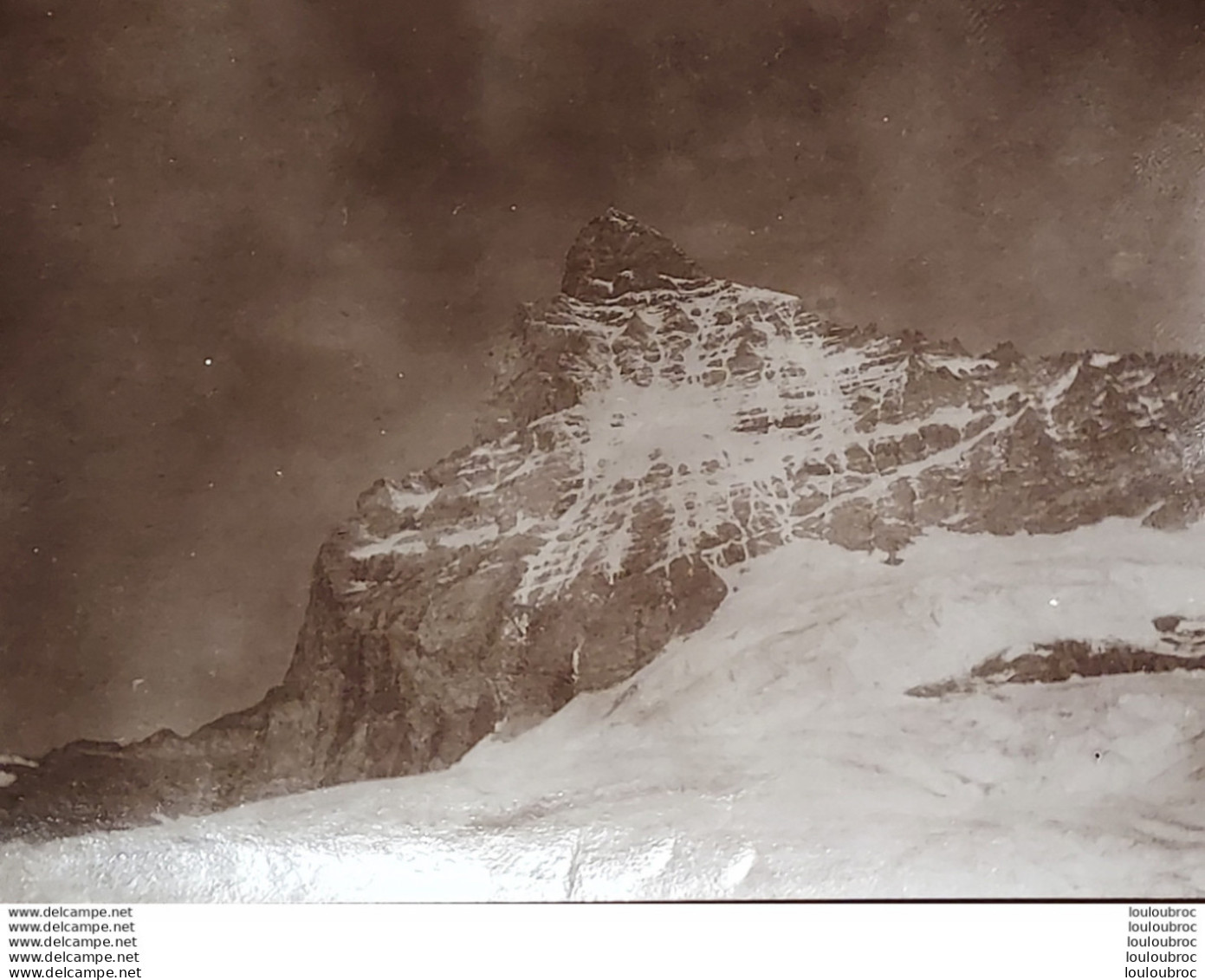 MATTERHORN VOM FURGGENGLETSCHER AUS GESEHN 1900 MONTAGNE  PHOTO 10 X 8 CM - Orte