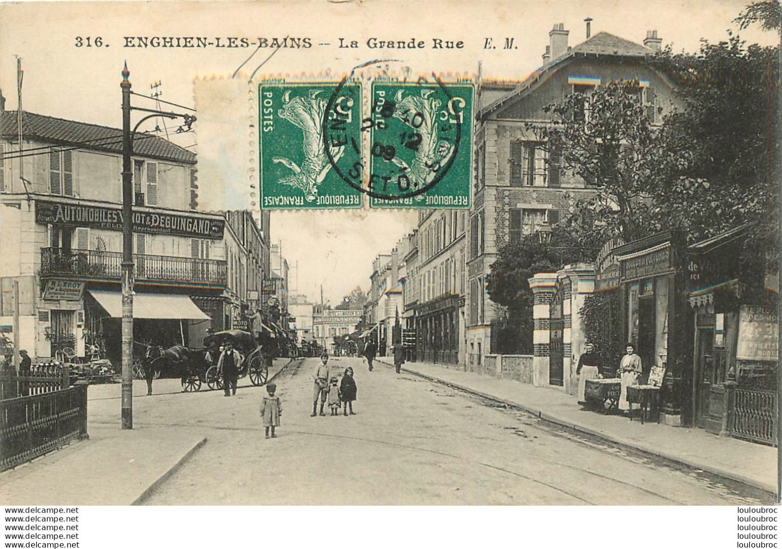 ENGHIEN LES BAINS LA GRANDE RUE - Enghien Les Bains